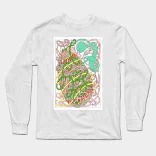Mr Squiggly Painting The Big Egg Long Sleeve T-Shirt